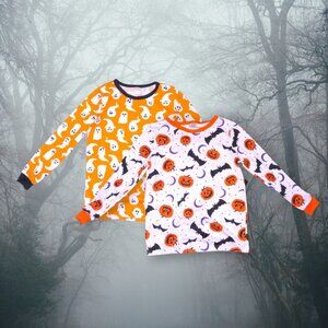 juniors/women's Halloween pajama tops 2 pack size S-M